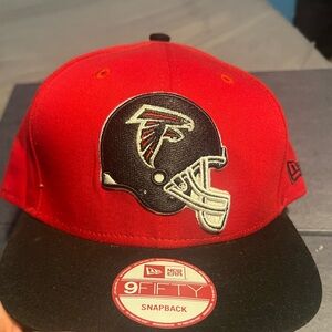New Era Red and Black Snapback Cap